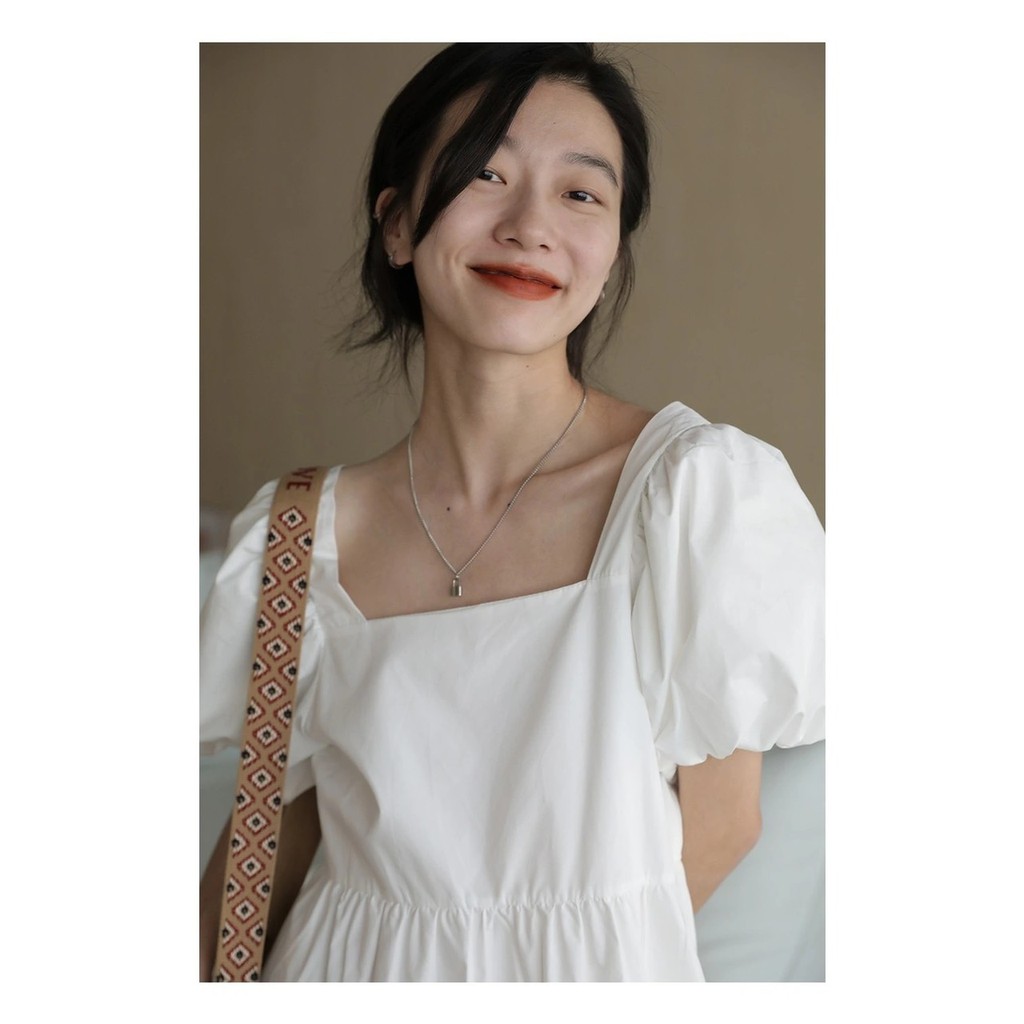 Váy nữ cổ vuông, đầm váy dự tiệc, đi chơi | BigBuy360 - bigbuy360.vn