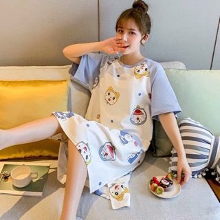 Váy Đầm Form Dáng Rộng Doremon Doraemon