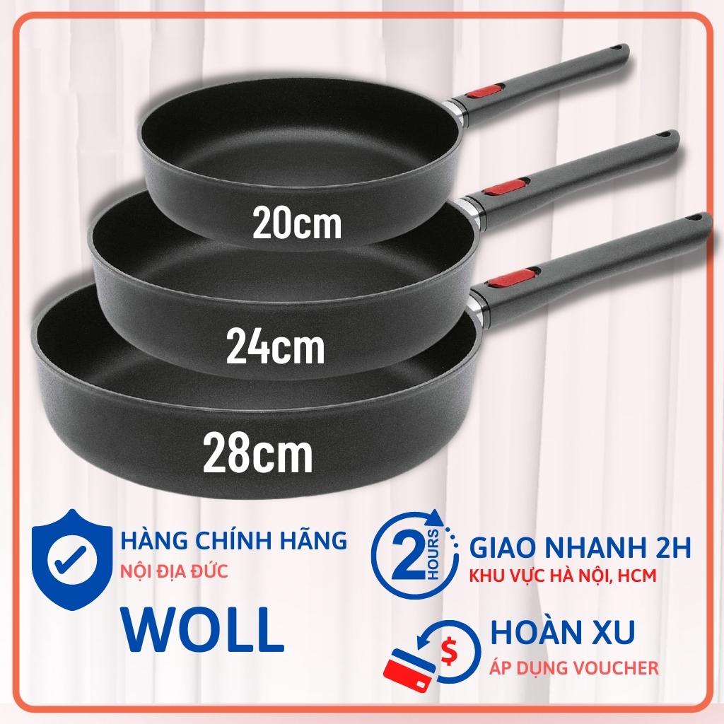 Chảo chống dính WOLL Eco lite fry pans lửng 5cm size 20-24-28cm - Made in germany