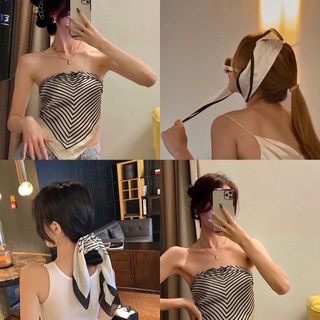 Khăn lụa cột tóc thời trang đa năng