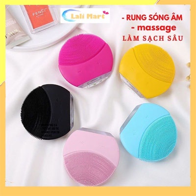 Máy Rửa Mặt 🌟FREESHIP🌟May Rua Mat Forever Làm Sạch Tẩy Tế Bào Chết Thông Thoáng Chân Lông