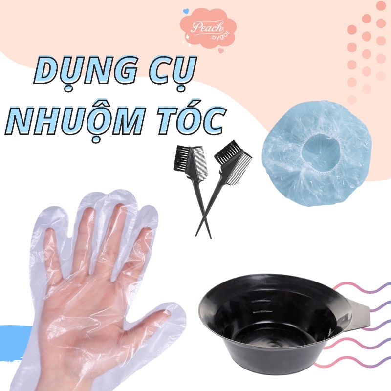 Dụng cụ nhuộm tóc của Peach.bygat