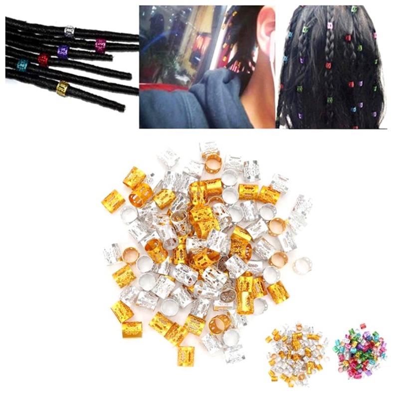Bộ 100 vòng kẹp tết tóc kiểu dây thừng