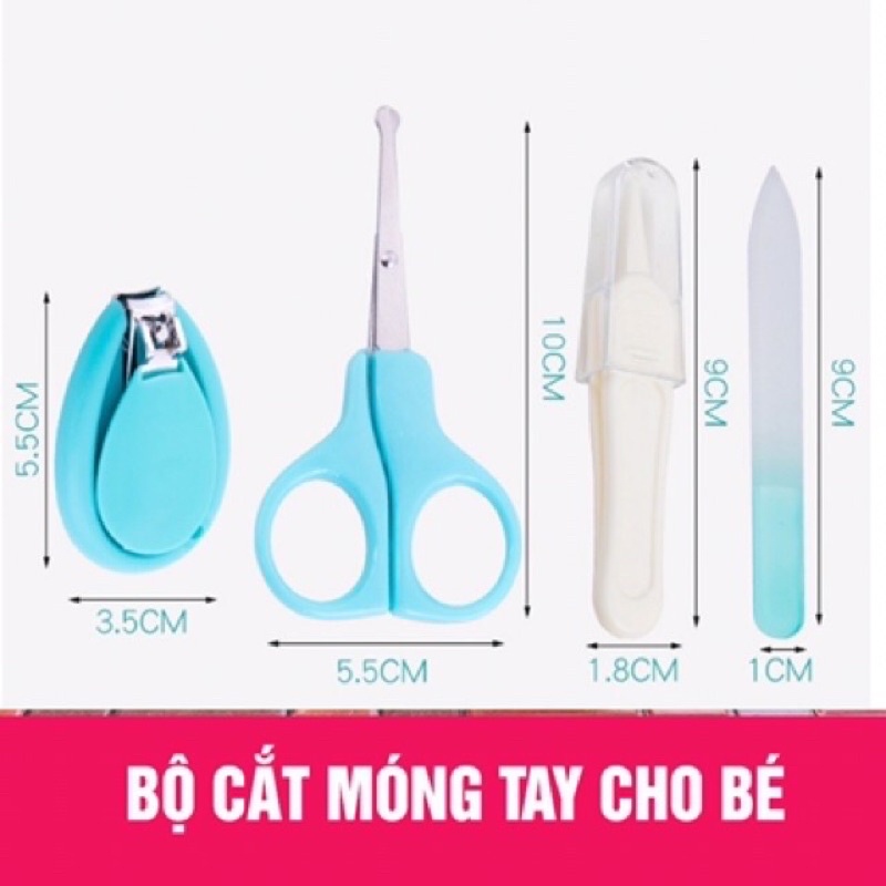 Bộ bấm móng tay 4 món cho bé sơ sinh