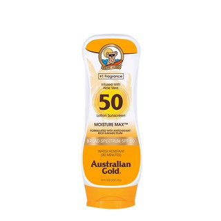Kem chống nắng dưỡng ẩm kháng nước Australian Gold Sunscreen Lotion SPF 50 237ml (Mỹ)