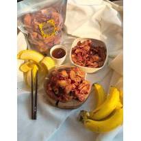 Chuối sấy không đường khô giòn ăn kiêng trái cây sấy không chất bảo quản-đồ ăn vặt ngon 500g