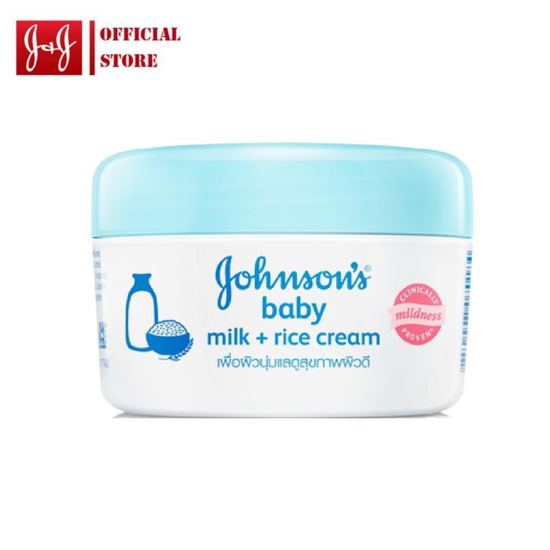 Kem dưỡng ẩm chứa sữa gạo Johnson's Baby 50g hàng nhập Thái Lan