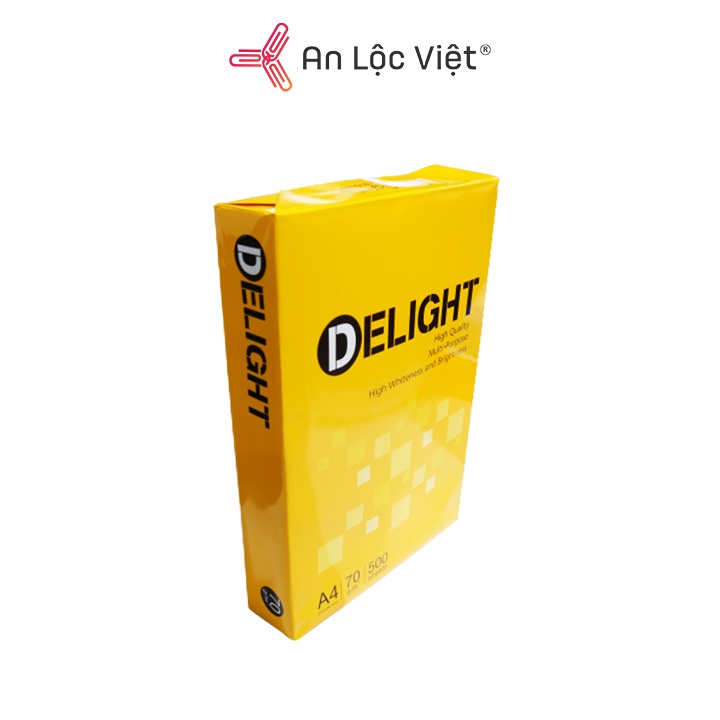 [Nowship] Giấy A4 Delight 70 gsm (1 ram = 500 tờ)