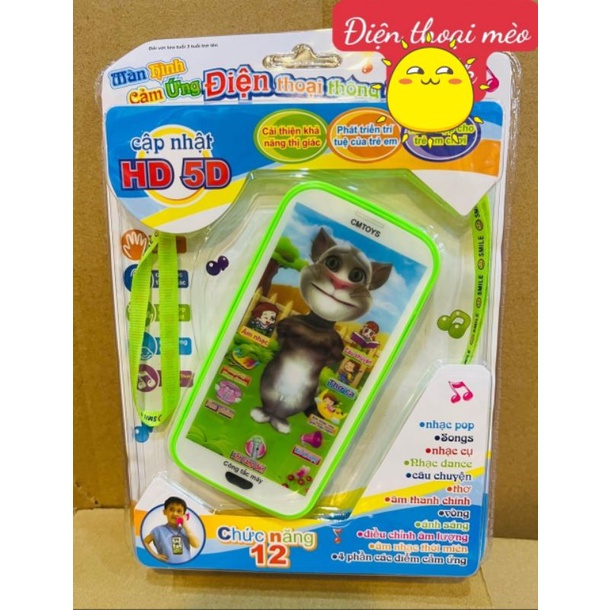 Đồ chơi điện thoại mèo thông minh HD 5D