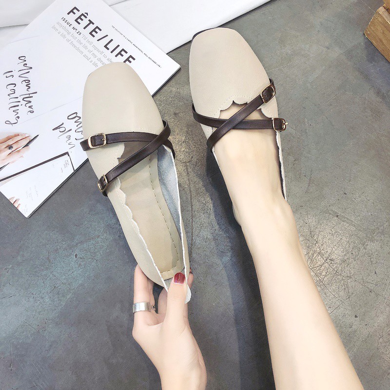 Giày Búp Bê Nữ Thời Trang Hàn Quốc 2021 | BigBuy360 - bigbuy360.vn