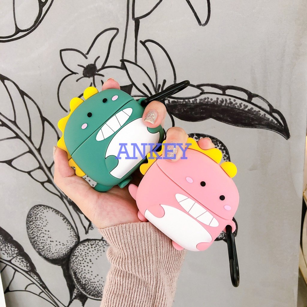 SoundPEATS Air 3 / Air3 Pro Vỏ Bảo Vệ Hộp Sạc Tai Nghe Bằng Silicon Dẻo Họa Tiết Hoạt Hình Dễ Thương Chống Sốc / Thấm Nước Kèm Móc Treo Tiện Dụng Cho Sound