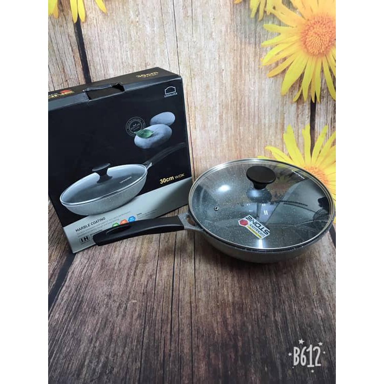 Chảo sâu lòng Lock&Lock Stone LCA6306D 30cm