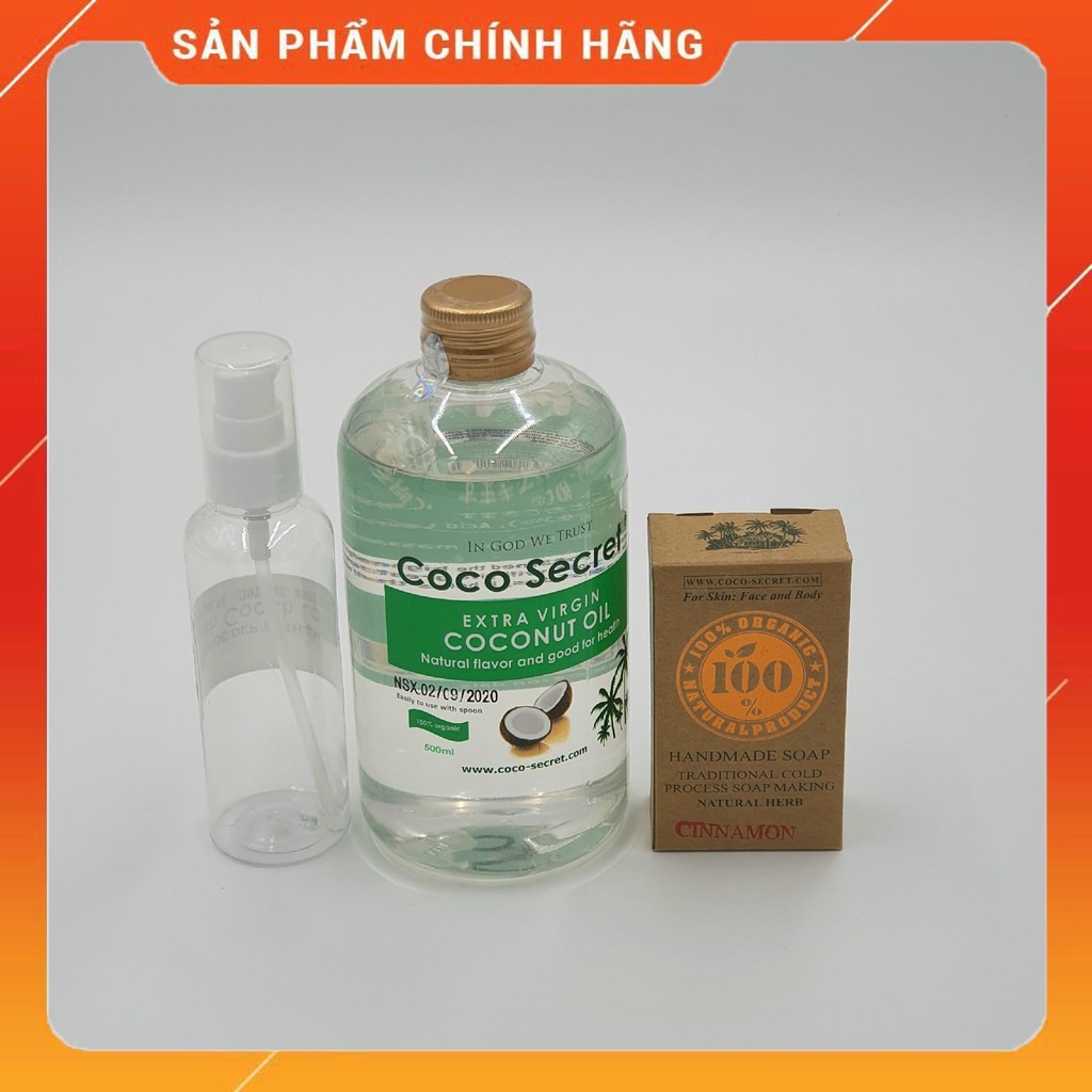 Dầu dừa tinh khiết Coco Secret Lọ 500ml - Mua Kèm Hấp Dẫn - Khỏe Đẹp Từ Trong Ra Ngoài | BigBuy360 - bigbuy360.vn