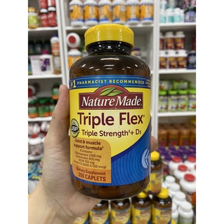 Viên uống bổ khớp nature made triple flex triple strength + d3 _ nhập mỹ 🗽✈️
