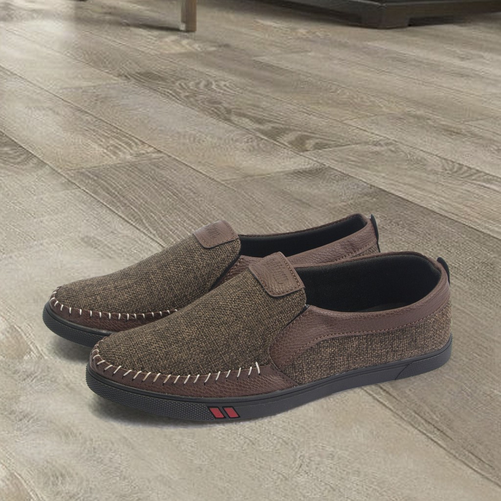 [Mã FAMALLT5 giảm 15% đơn 150K] Giày lười nam G214 (Nâu) MĐ