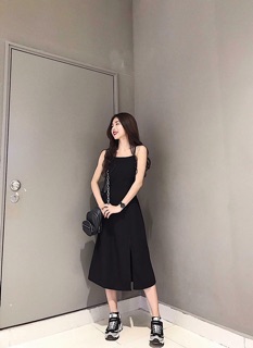 Đầm mút ngực dây lưng