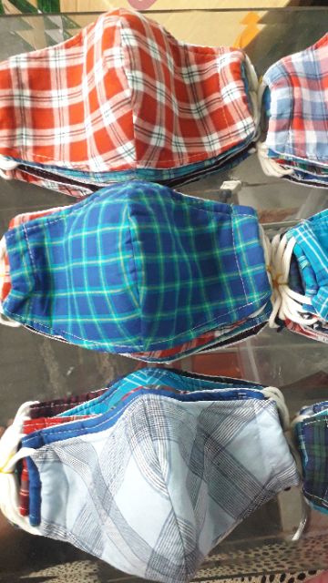 Khẩu trang vải sọc 3 lớp cho nam và nữ | BigBuy360 - bigbuy360.vn