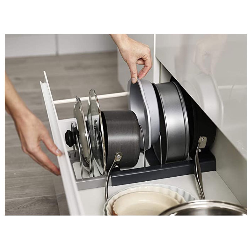 Giá Đỡ Nồi/Nắp Nồi/Chảo Hấp Đa Năng Linh Hoạt Có Thể Mở Rộng Sắp Xếp Gọn Gàng Cho Nhà Bếp