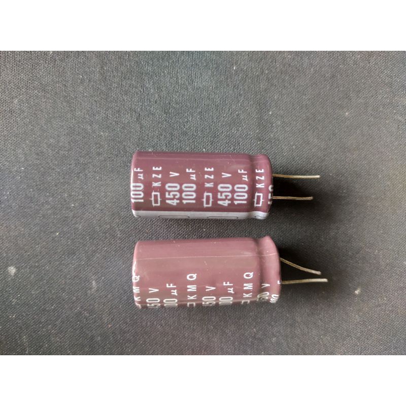 Tụ 450v 100uf mới chân dài