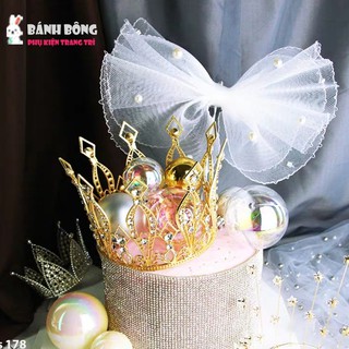 Vương Miện Trang Trí Bánh Sinh Nhật với hơn 20 mẫu Phụ Kiện Trang Trí