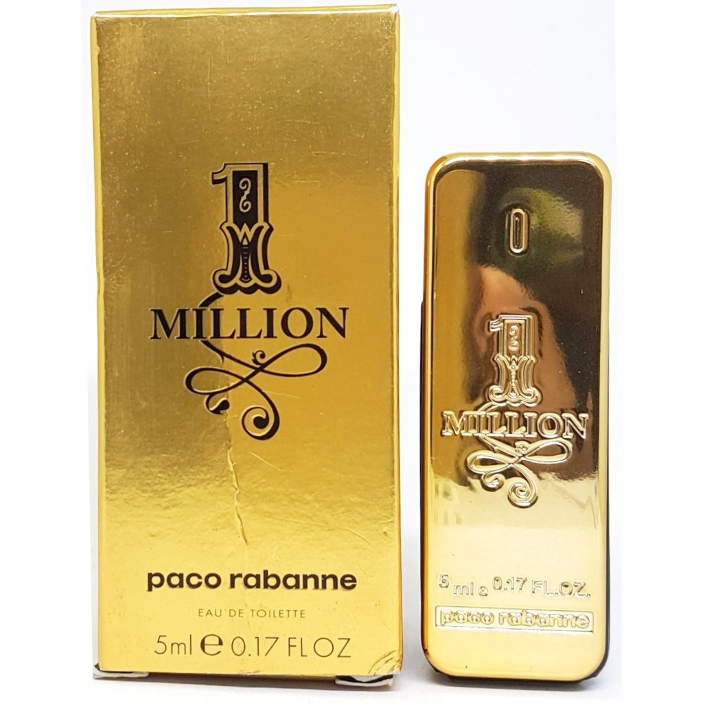 Nước Hoa Mini Cho Nam 1 Million Paco Rabanne Eau De Toilette chai 5ml chính hãng