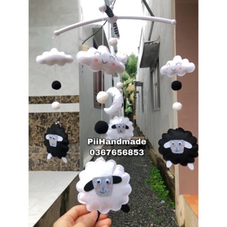 TREO NÔI TRẮNG ĐEN CHO BÉ SƠ SINH 001 - KHUNG TREO NÔI - ĐỒ TREO NÔI