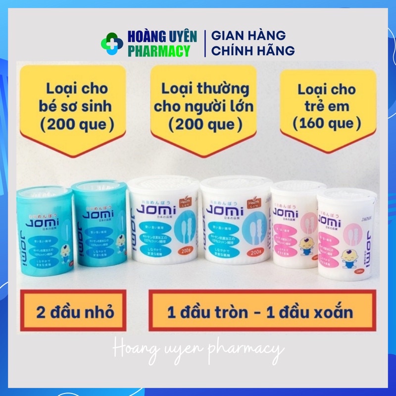 Tăm bông Jomi kháng khuẩn