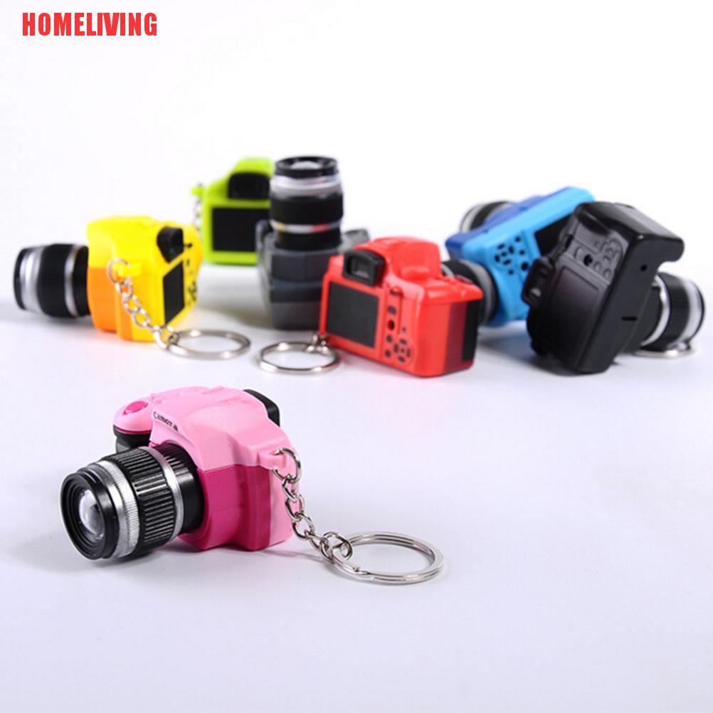 Móc Khóa Hình Máy Ảnh Có Đèn Flash Và Âm Thanh Dễ Thương