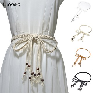 Thắt Lưng Dây Bện Đính Hạt Phong Cách Bohemia
