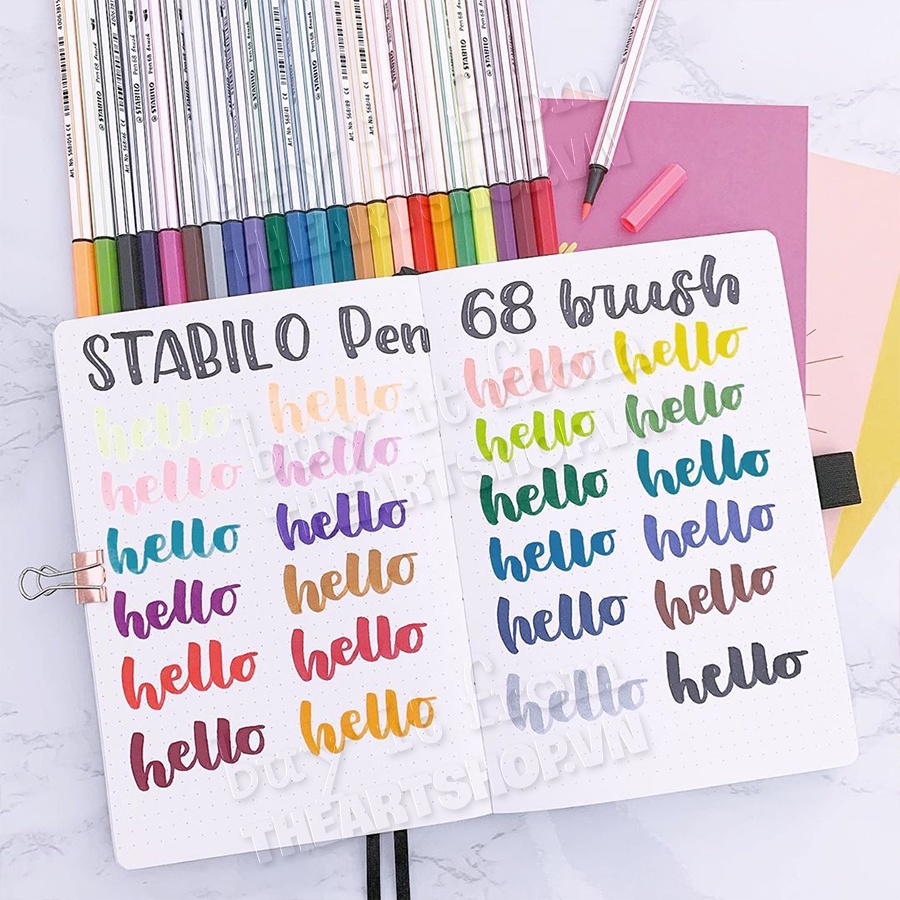 Bộ bút lông màu STABILO Pen 68 brush PN68BR