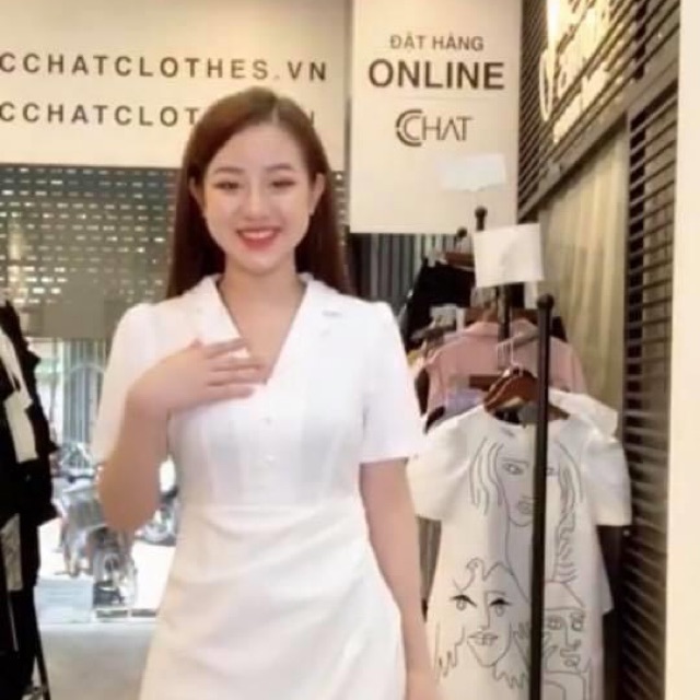 Đầm lệch vai