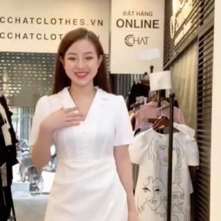 Đầm lệch vai