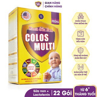 [Chính hãng] Sữa bột chuyên biệt cho trẻ biếng ăn, chậm cân Mama Sữa Non Colos Multi Pedia Hộp 352g