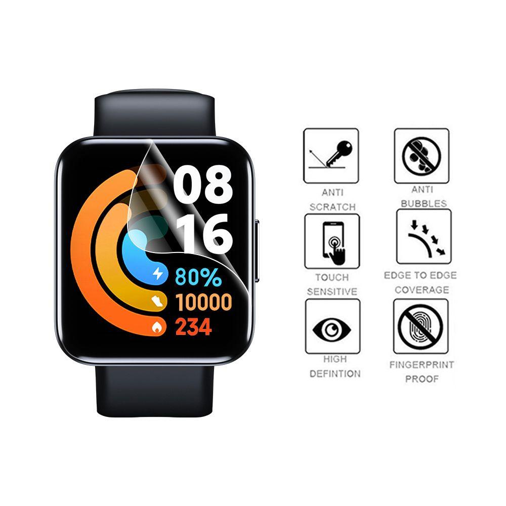 BTLIMER Set 5 TấM Phim Mềm Trong SuốT BảO Vệ MàN HìNh ĐồNg Hồ Xiaomi Redmi Watch 2 Lite