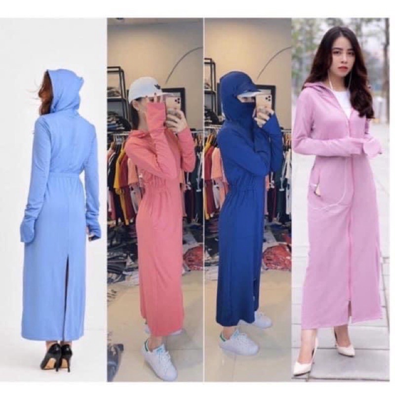 Áo chống nắng toàn thân thông hơi siêu thoáng chất vải thun kim cương - Áo Chống Nắng Nữ HÀNG XỊN | BigBuy360 - bigbuy360.vn