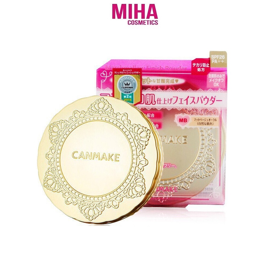 Phấn Phủ Trang Điểm Canmake Marshmallow Finish Powder 10g Nhật Bản