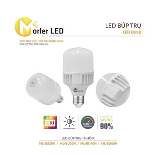 2 bóng đèn Led Trụ Nhôm nhựa (6W - 40W)