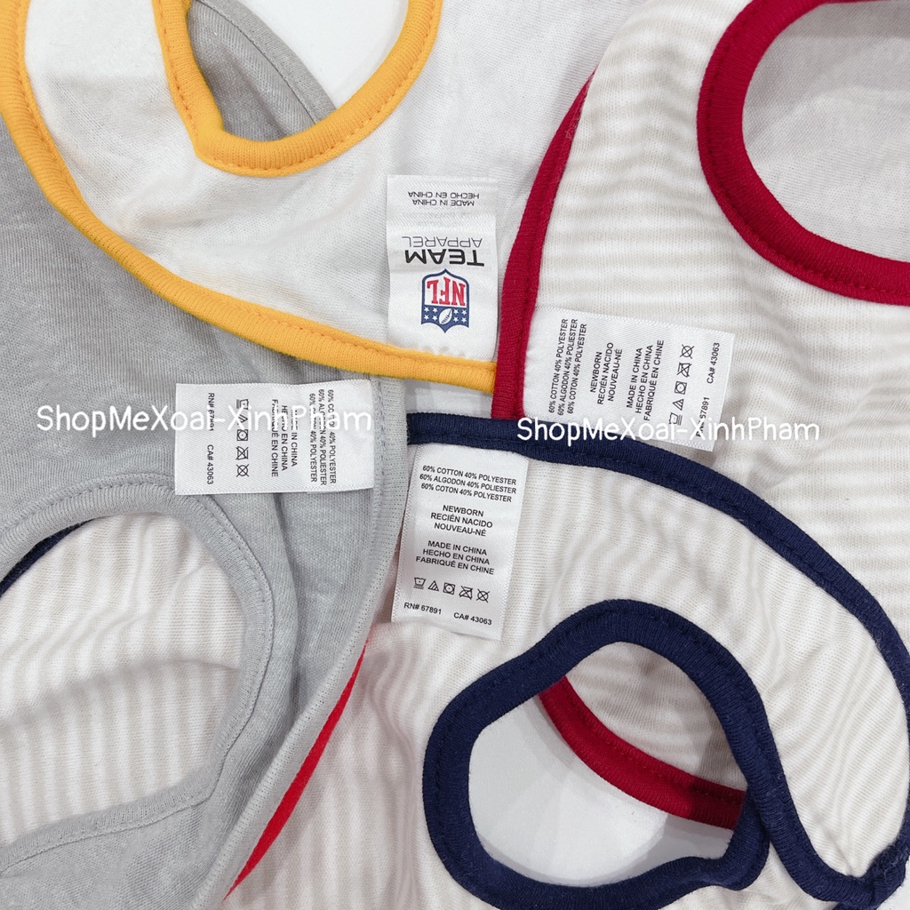 YẾM CỔ  SIZE  0-18M CỔ TRÒN LINK 3, TAM GIÁC XUẤT DƯ CÁC HÃNG
