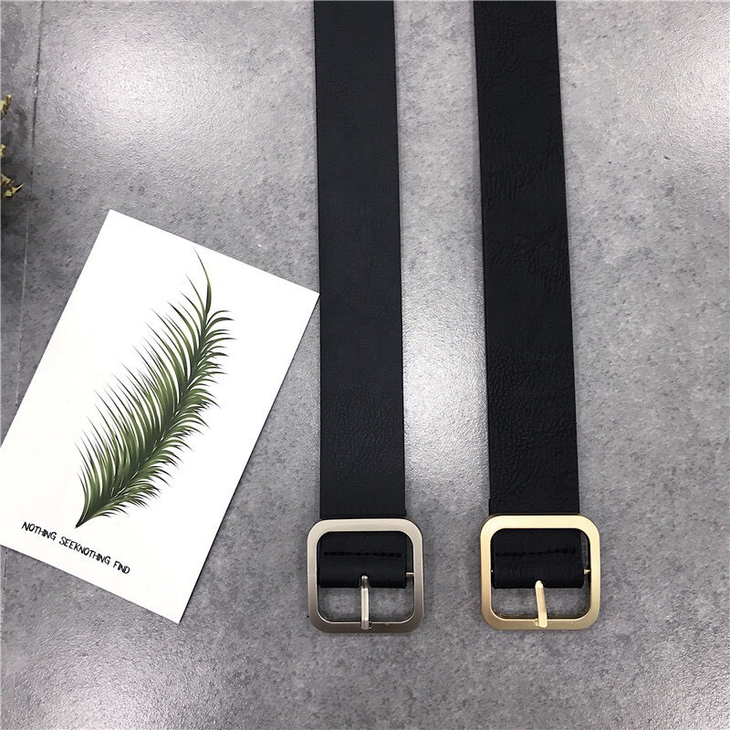 Thắt lưng da PU mặt khóa vuông DL2 Mayconner