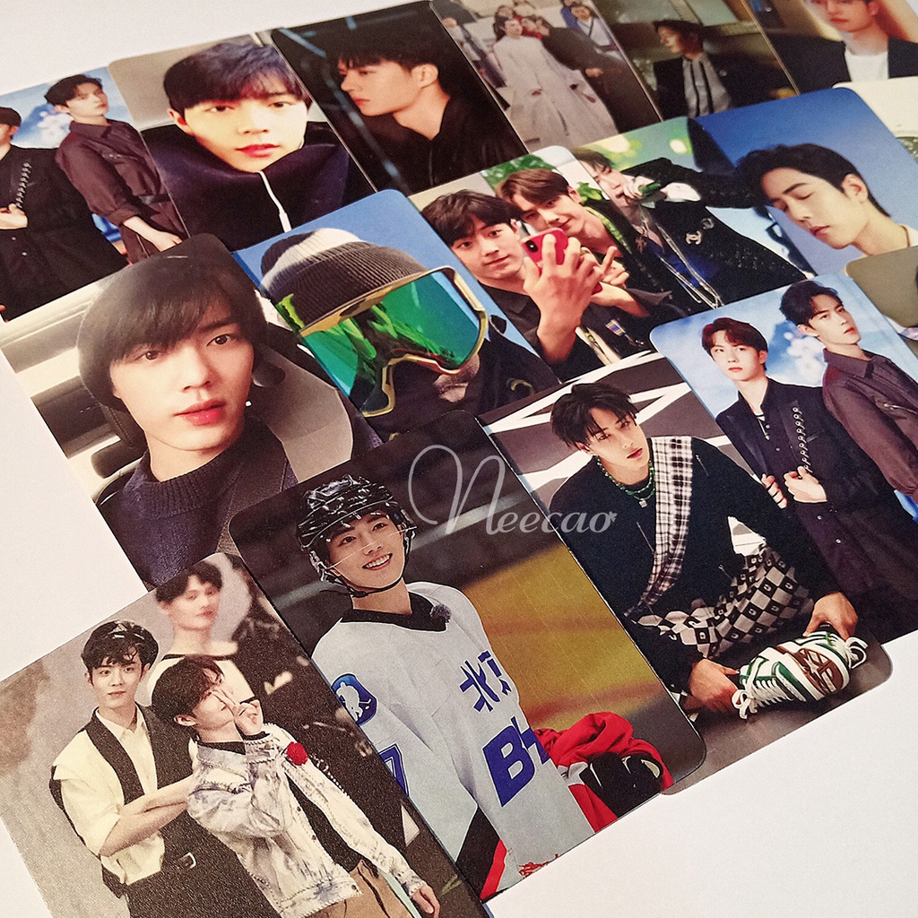 1 Card BJYX Vương Nhất Bác Tiêu Chiến Bác Quân Nhất Tiêu Unoff Bộ Thẻ Ảnh Bo Góc Selfie Wang Yi Bo Xiao Zhan Neecao
