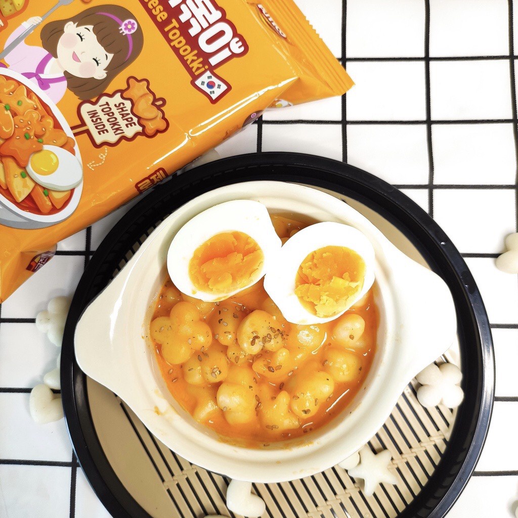 (3 vị) Gói Bánh Gạo Topokki Hoa Sao Tim Nhập Khẩu Hàn Quốc Đậm Đà các sốt (dầu mè, cay ngọt, phô mai) | BigBuy360 - bigbuy360.vn