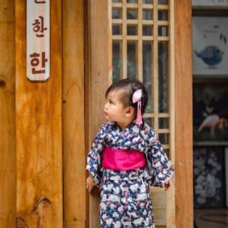 Bộ Kimono Cách Tân Bé Gái