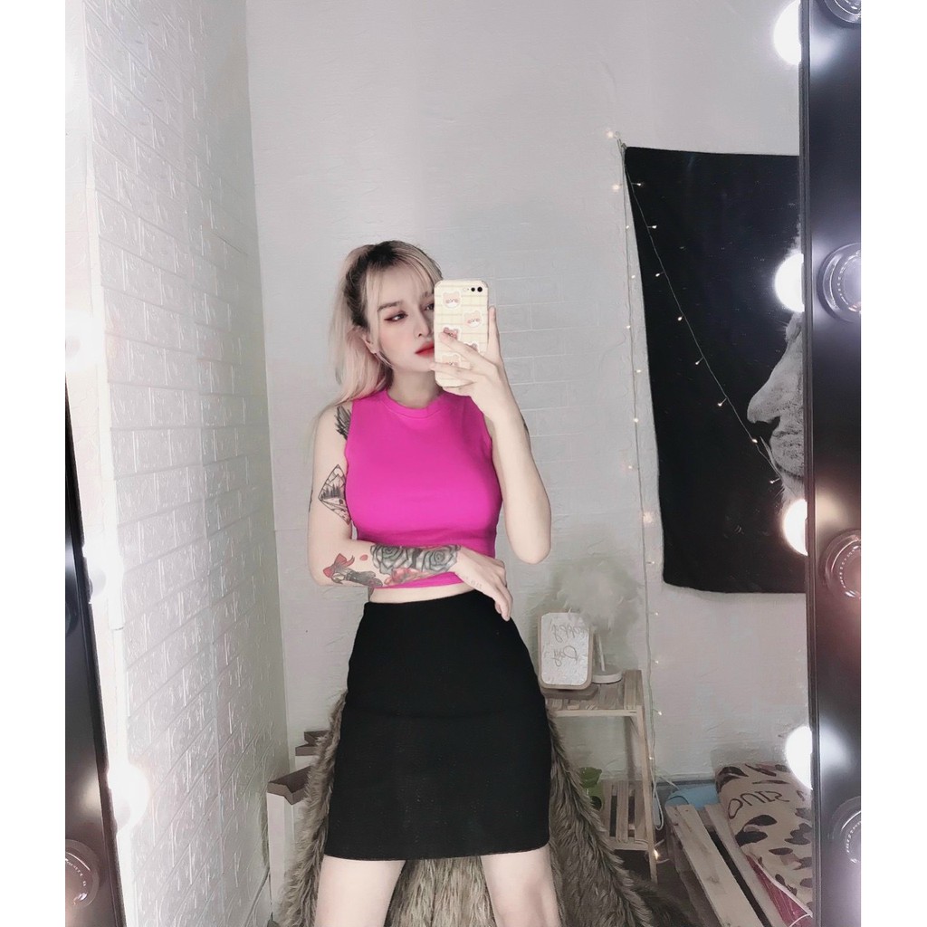 Áo ba lỗ trơn chất thun thái màu sắc hot hit | BigBuy360 - bigbuy360.vn