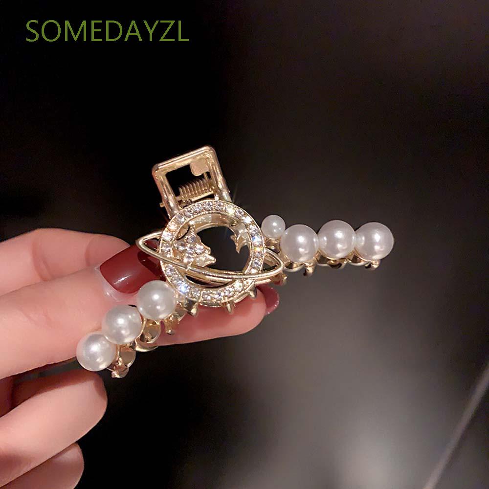 Kẹp Tóc Hợp Kim Đính Ngọc Trai Giả Thời Trang Hàn Quốc Cho Nữ