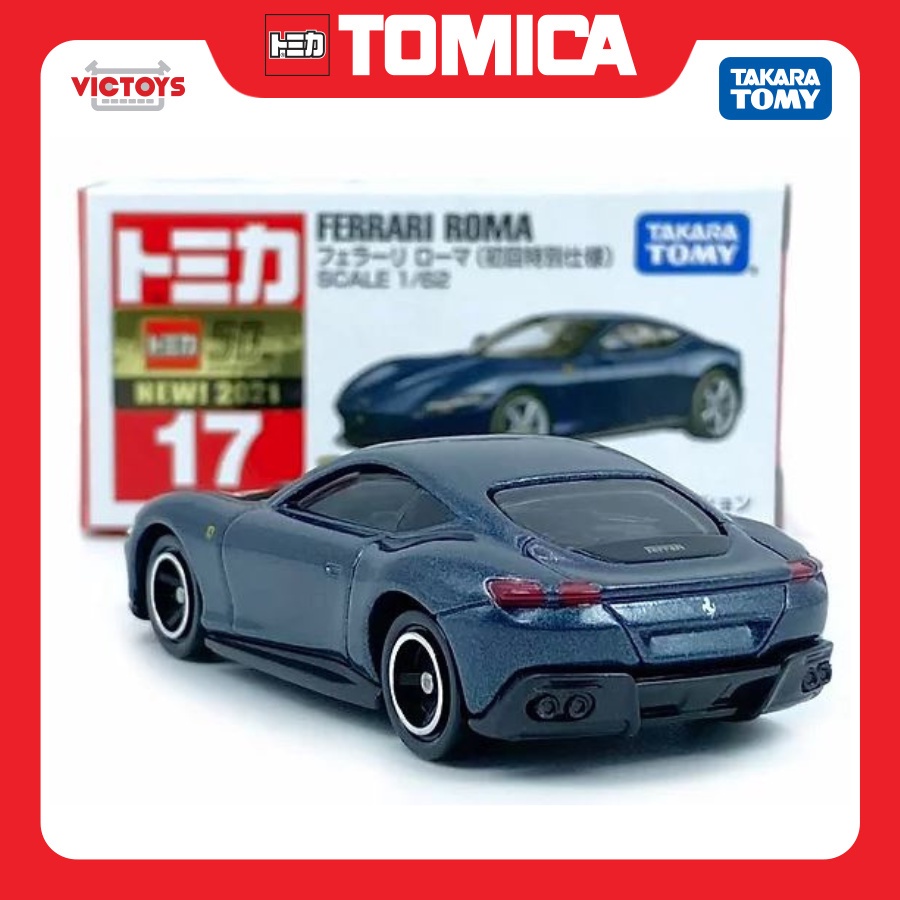 Xe mô hình Tomica Ferrari No.17 Ferrari Roma 1st 175728 Fullbox Chính Hãng Takara Tomy - Victoys