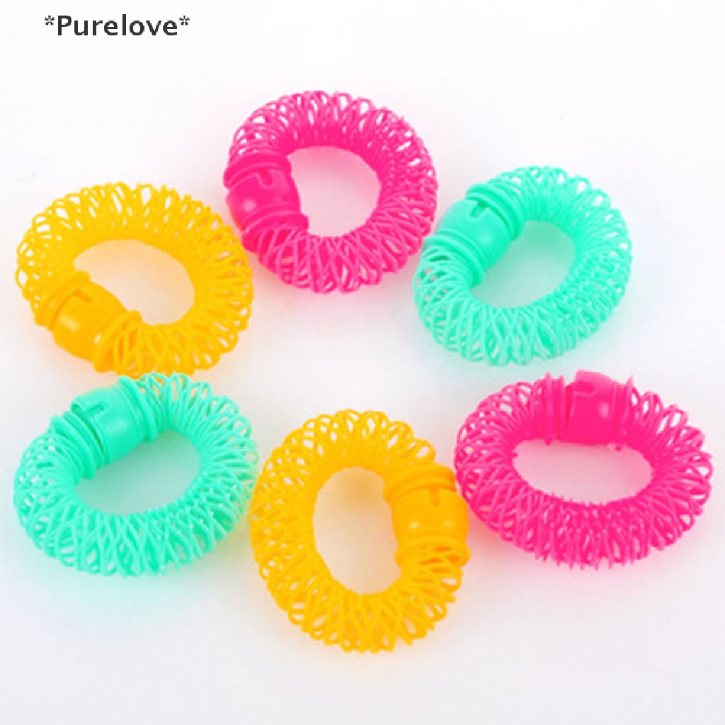 Bộ 6 Dụng Cụ Uốn Tóc Hình Bánh Donut Độc Đáo