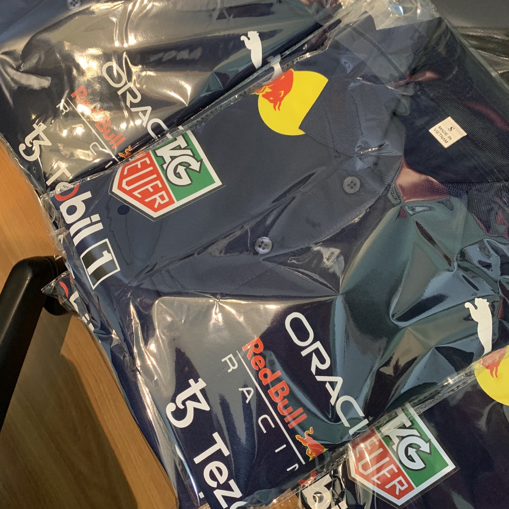 Áo thun nam có cổ Redbull F1 dáng thể thao full size chính hãng - Áo Polo racing nam tính thương hiệu Trendize