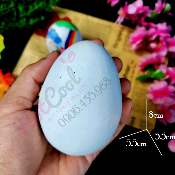 Tượng tô màu, TRỨNG PHỤC SINH, size M, tô tượng thạch cao , tượng trắng decor, đồ chơi trẻ em