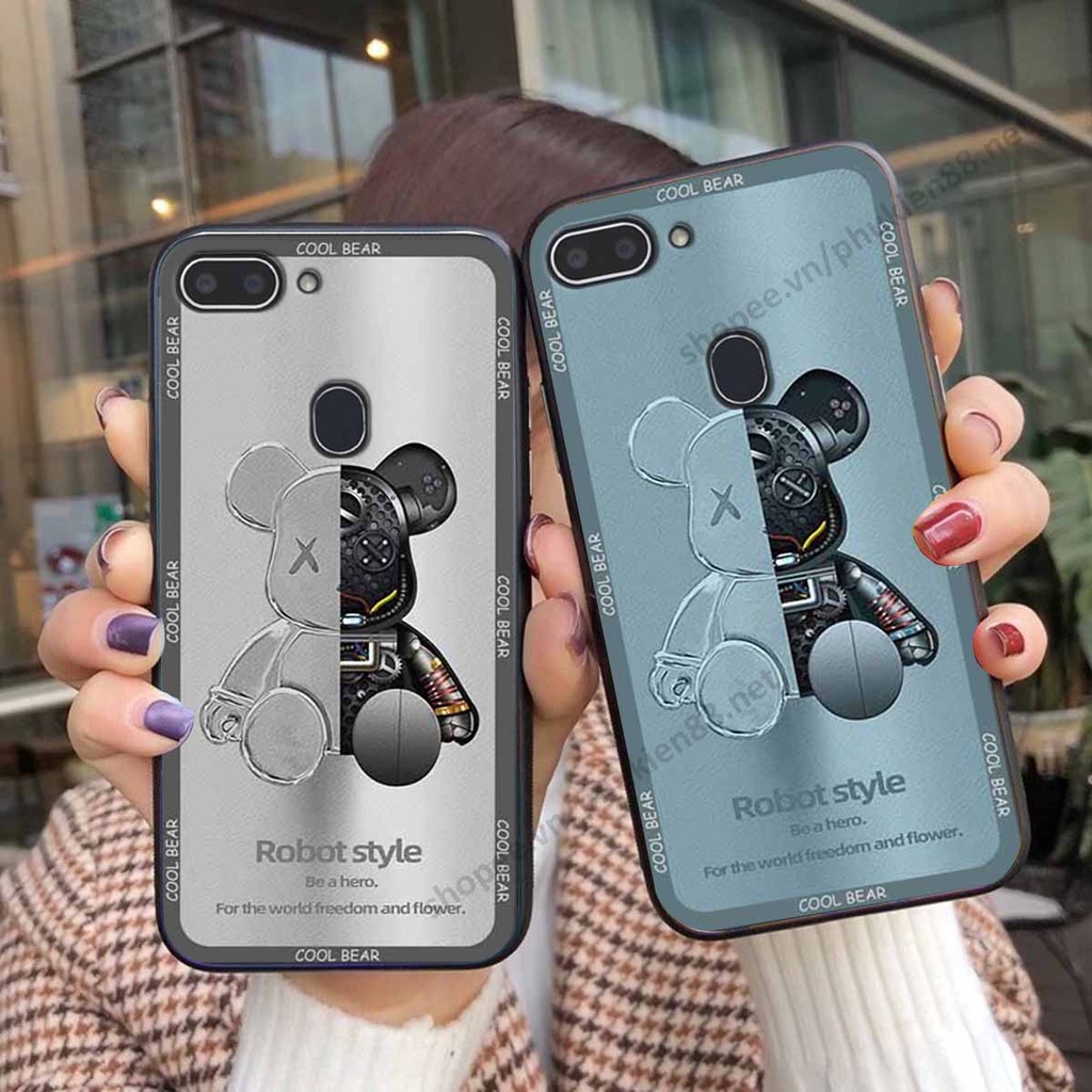 Ốp Realme 1 / 2 bear, k@ws thương hiệu phong cách ốp lưng thời trang cao cấp