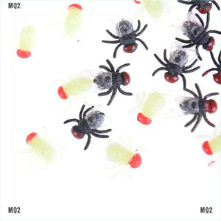 Set 12 ruồi/ nhộng giả bằng nhựa cho bé vui đùa/ làm đạo cụ trang trí